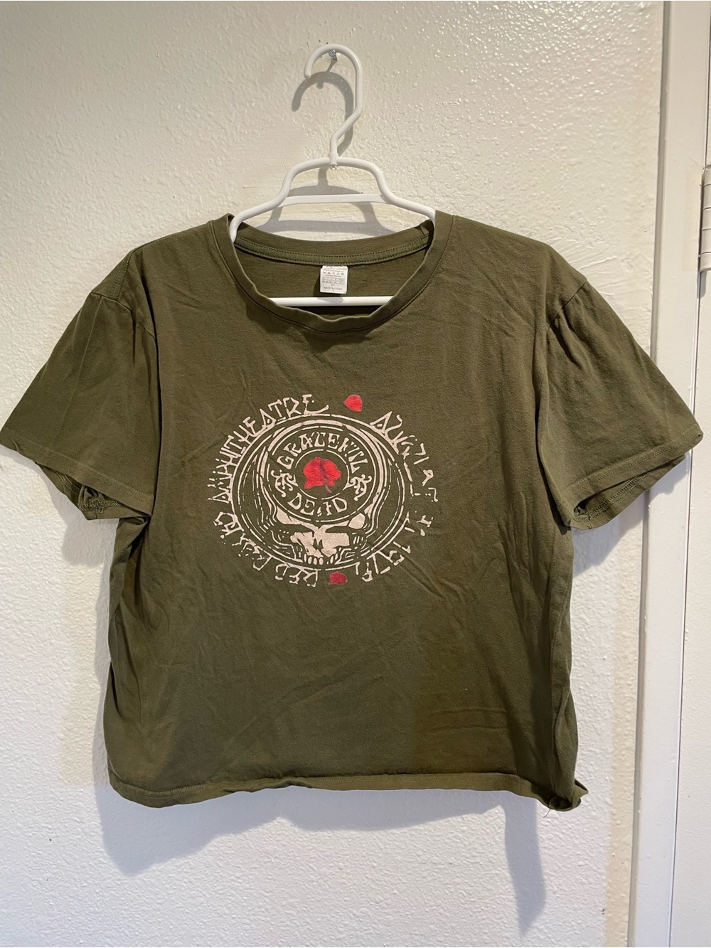 🌵 Grateful Dead Red Rocks Concert Tee • Olive Green Large 🌹